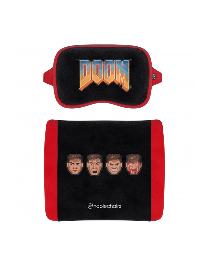 Noblechairs Zestaw poduszek z pianki Memory Foam - DOOM Retro Edition NBLSPPST030 główny