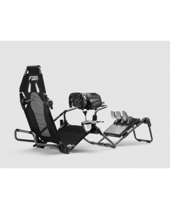 Next Level Racing F-GT Lite Formula and GT Foldable Simulator Cockpit- Grey NLRS015GR