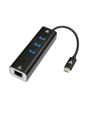 V7 Hub Usb 1X Rj-45 + 3X Usb-A 3.2 Gen1 (V7Ucrj45Usb3)