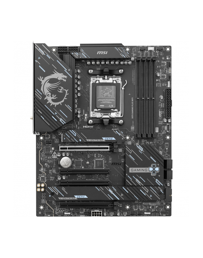 Msi Płyta główna AM5 X870 Gaming Plus Wifi DDR5 4x DIMM (MSIX870GAMINGPLUSWIFI) główny