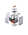 Jonsbo T6 PC Mini-Tower Mini-ITX Tempered Glass Srebrny (T6SILVER) - nr 6