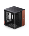 Jonsbo Tk-0 Pc Gehäuse, Mini-Tower, Mini-Itx, Tempered Glass, Holz - Schwarz (TK0BLACK) - nr 1