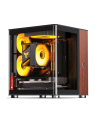 Jonsbo Tk-0 Pc Gehäuse, Mini-Tower, Mini-Itx, Tempered Glass, Holz - Schwarz (TK0BLACK) - nr 2