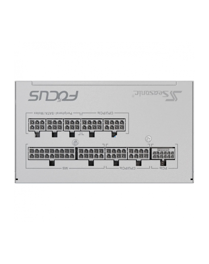 Seasonic Zasilacz FOCUS GX-750 v4 ATX 3.1 PCIe 5.1 White 80Plus Gold 750W (FOCUSGX750V4WHITE) główny
