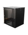 Deltaco 19-5412B - 12U - Wall Mount Rack Cabinet (195412B) - nr 1