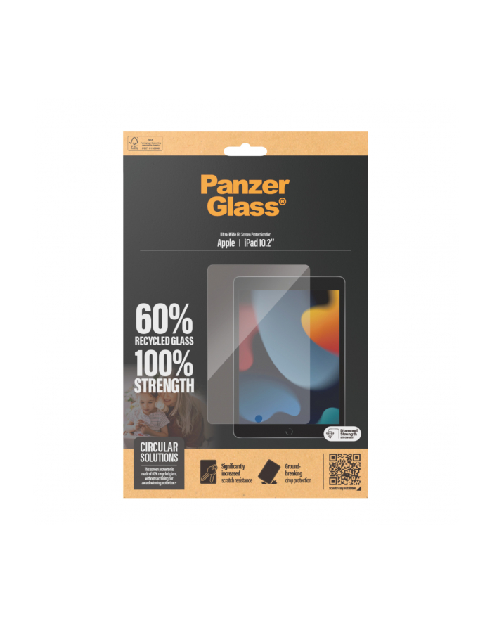 Panzerglass Szkło Hartowane Ultra Wide Fit Do Apple Ipad 10 2 (2841) główny