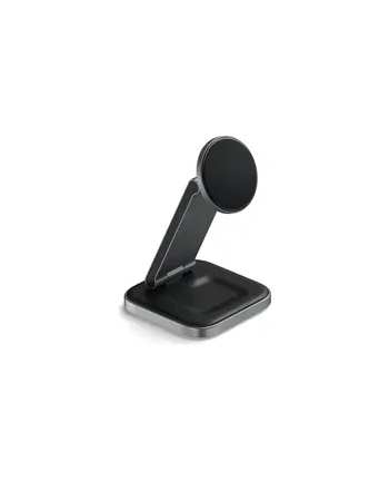 Satechi 3-in-1 Foldable Charging Stand - składana podstawka ładująca Qi2 do trzech urządzeń (US,CAN,EU,UK) Gwiezdna szarość(ST-Q31FM-EA) nr 1