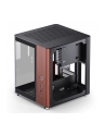 Jonsbo Tk-0 Pc Gehäuse, Mini-Tower, Mini-Itx, Tempered Glass, Holz - Schwarz (TK0BLACK) - nr 9