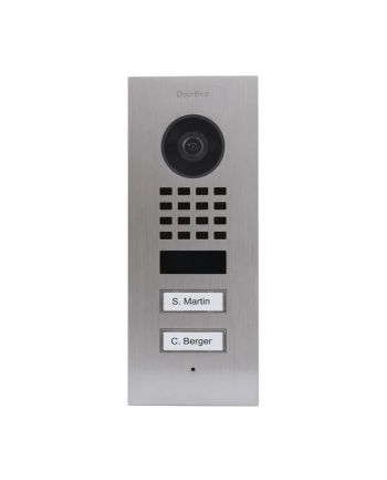 Doorbird Wideodomofon Ip D1102V Unterputz Wlan Lan Jednostka Zewnętrzna Stal Szlachetna V2A Szczotkowana 423866805