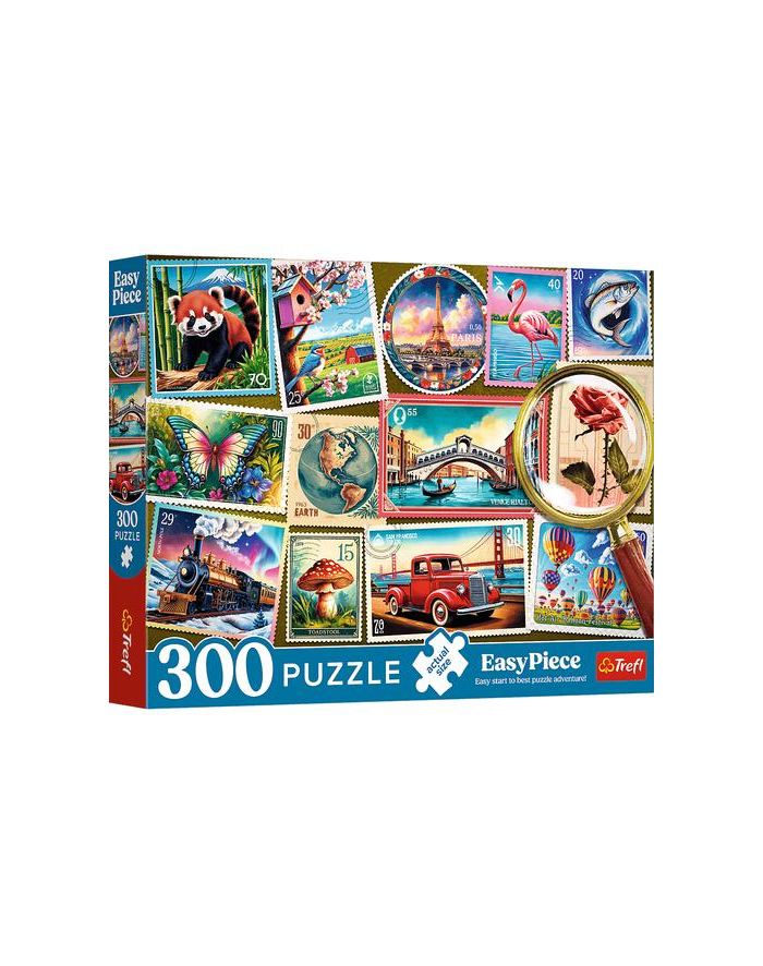 trefl PUZZLE 300 Senior EasyPiece Znaczki pocztowe 23100 główny