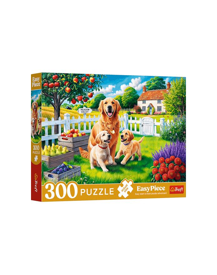 trefl PUZZLE 300 Senior EasyPiece Pieski na wsi 23101 główny