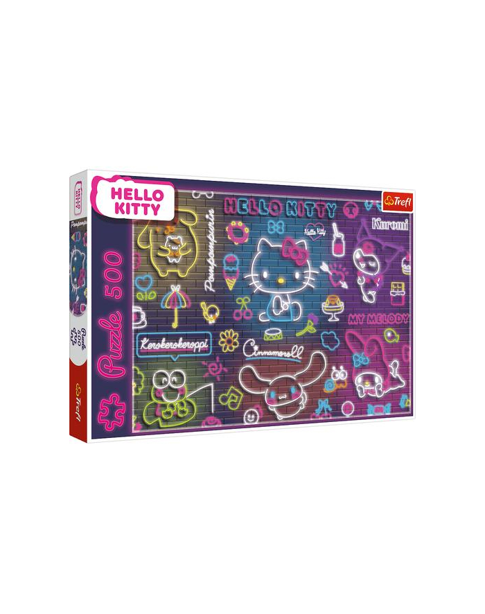 trefl PUZZLE 500 Neon HelloKitty 37523 główny