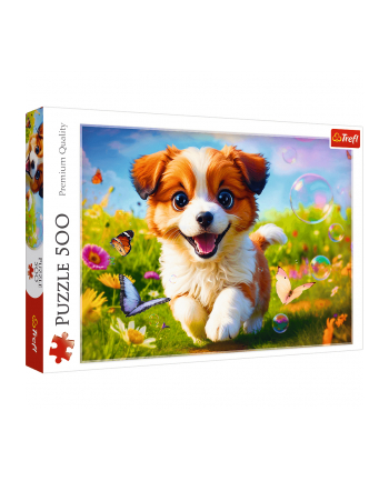 trefl PUZZLE 500 Wesoły piesek 37524