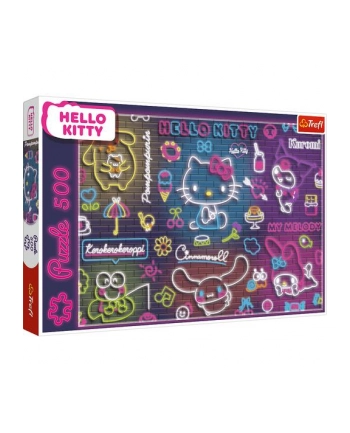 trefl PUZZLE 500 Neon HelloKitty 37523