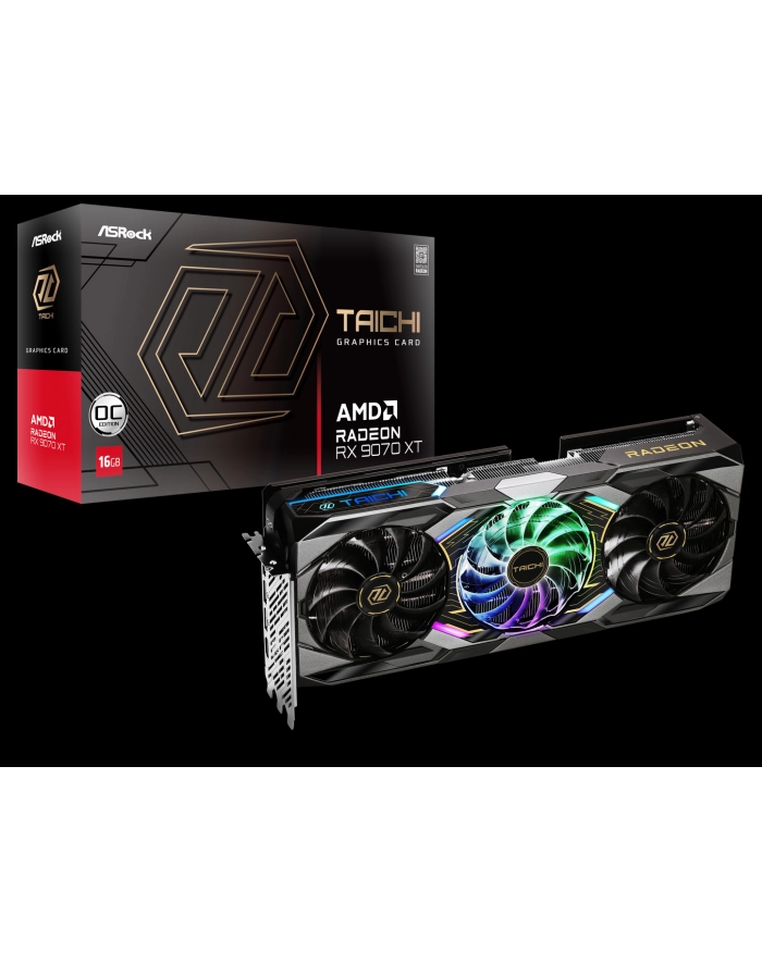 asrock Karta graficzna Radeon RX 9070 XT Taichi 16GB główny