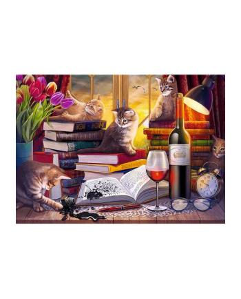 trefl PUZZLE 2000 Koci wieczór 27126