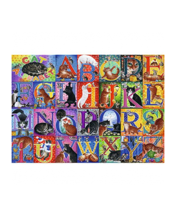 trefl PUZZLE 500 Koci alfabet 37527
