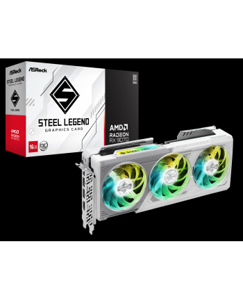 asrock Karta graficzna Radeon RX 9070 Steel Legend 16 GB