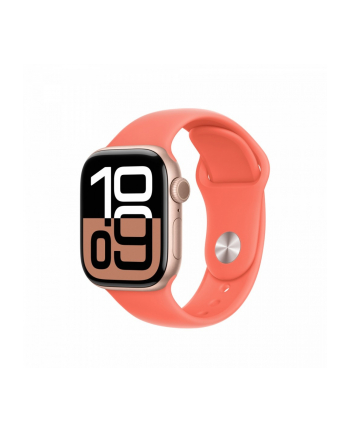 apple Pasek sportowy w kolorze mandarynkowym do koperty 42 mm - rozmiar S/M
