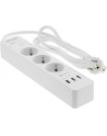 InLine 3 portowa z szybkim ładowaniem na USB - 1.5m - biała (16491) - nr 11