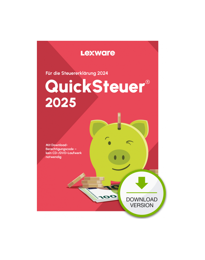 Lexware Program ESD  QuickSteuer 2025 (68102016) główny