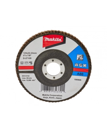 Makita Faecherschleifscheibe 125mm A80
