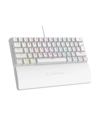 Klawiatura Rampage PLOWER K60 Biała (PLOWERK60WHITE)