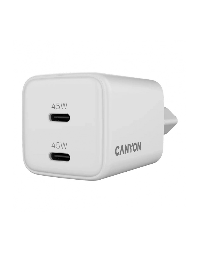 Canyon CU45CC GaN 45W 2xPD EU Biała główny