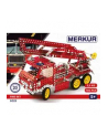 Klocki metalowe Merkur Pojazd strażacki, 740 el. 6025 MERKUR - nr 1