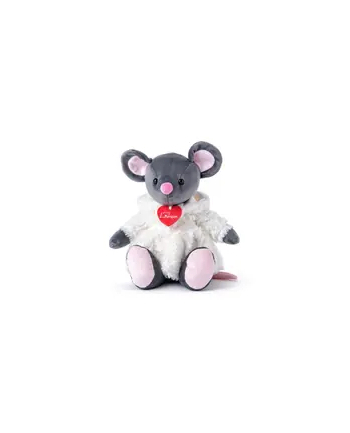 Maskotka Myszka Azumi szara w białym futrze, 40cm 94151 Lumpin nr 1