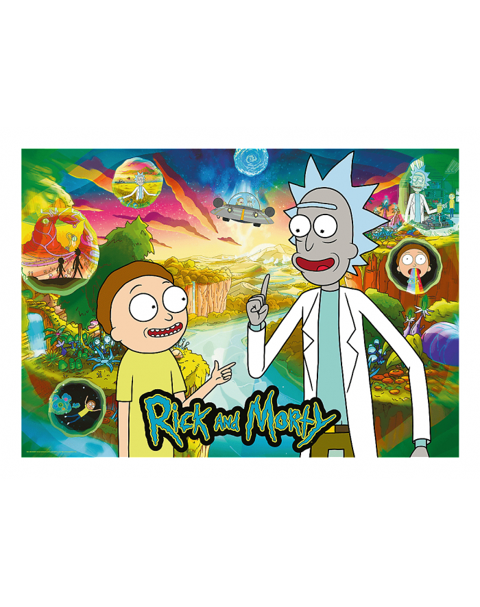 Puzzle 1000 Premium Plus Quality - Rick i Morty 10838 TREFL główny