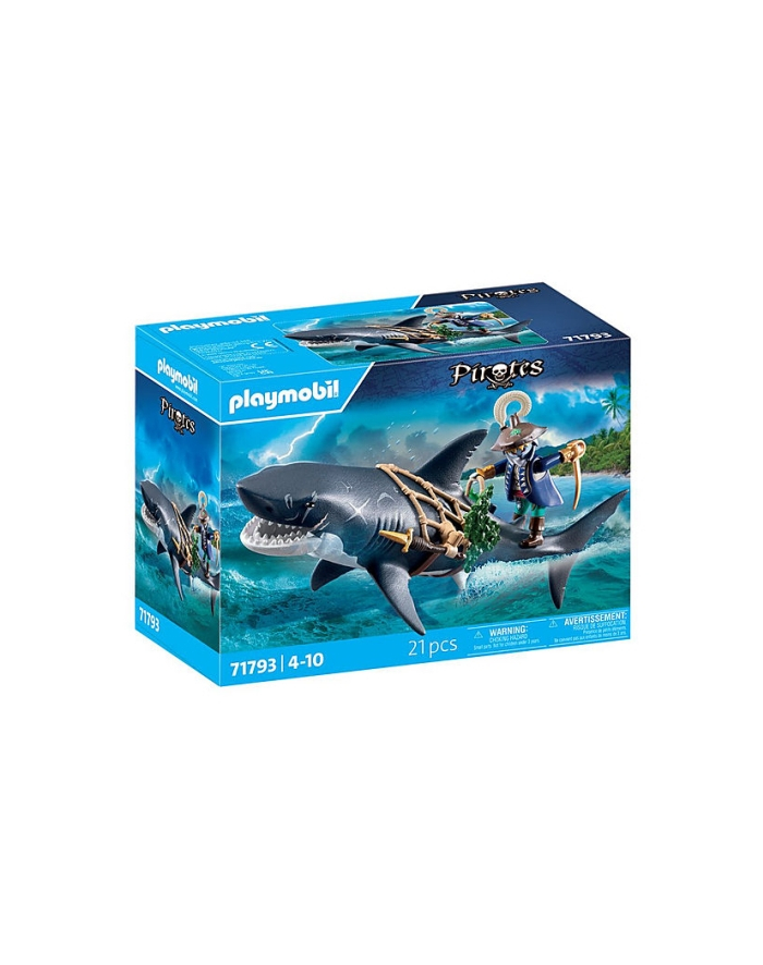 Playmobil Pirates 71793 Rekin olbrzym z piratem główny