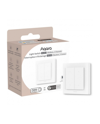 Aqara Light Switch H2 EU | Przełącznik | 4 przyciski, 2 kanały, offline