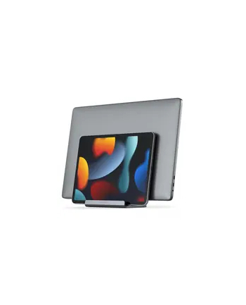 Satechi Dual Vertical Laptop Stand aluminowa podstawka na laptopa oraz iPada (space gray) [SD]