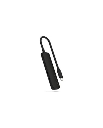 Satechi 4-w-1 USB-C Slim Multiport 4K USB-C (USB-C, 4K HDMI, 2x USB-A) (czarny)