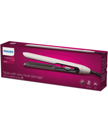 Philips 5000 BHS515/00 biały Rodzaj nakładek: ceramiczne z olejem arganowym | Regulacja temperatury: tak | Max. Temperatura [°C]: 230
