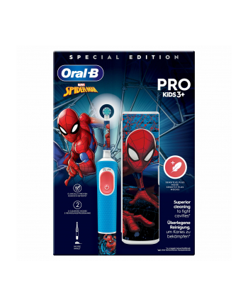 Oral-B Vitality Pro D103 Kids 3+ Spiderman + etui niebieski