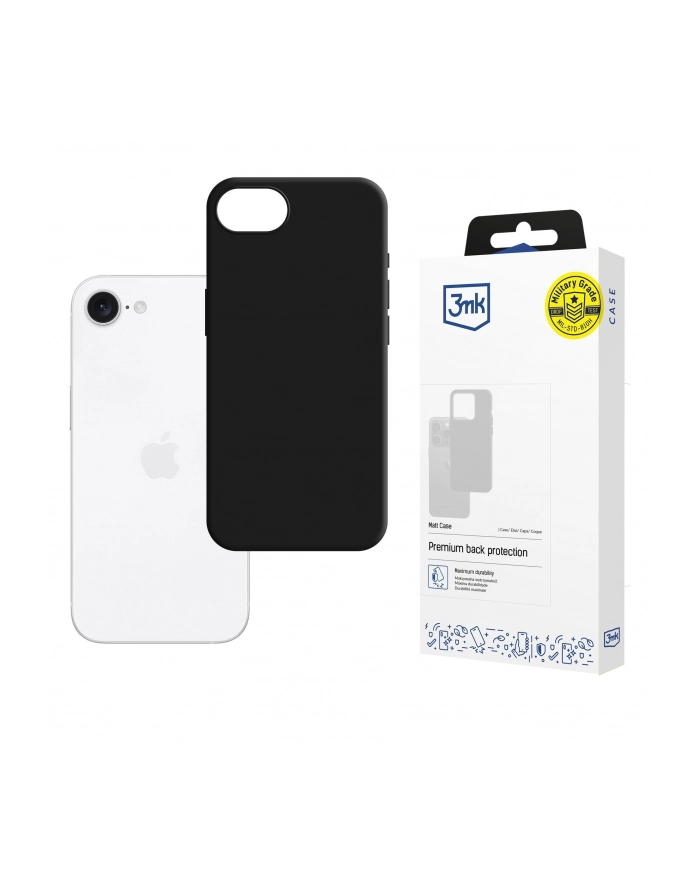3mk Etui Matt Case IPhone 16E czarne główny