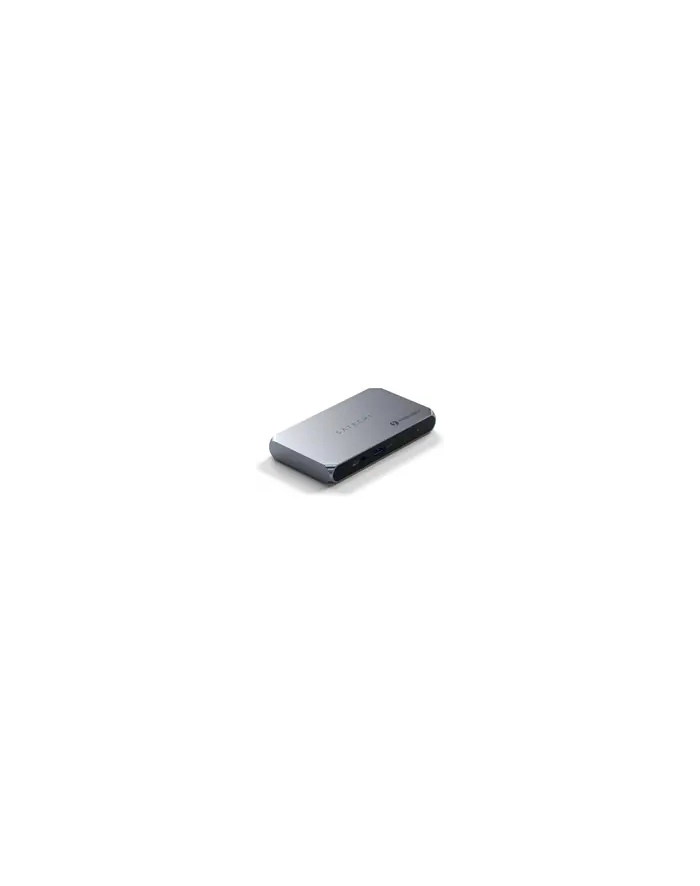 Satechi Thunderbolt 4 Slim Hub Pro | Port DC 20V | 1x USB 3.2 Gen. 2 | 1x TB4 Upstream 96W PD | 3x TB 4 (space gray) główny