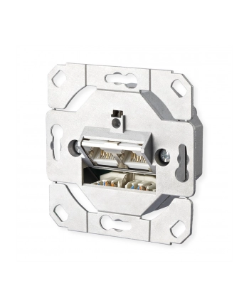 Gniazdo Danych E-Dat C6A 2 Porty Up0 Btr, Ral 9010