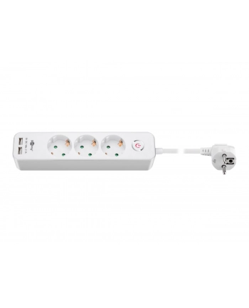 Goobay Listwa Zasilająca 3Xac 230V + 2Xusb 5V/2,1A (Elistgb3Gn)