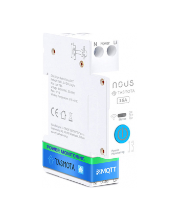 NOUS D1T DIN Smart Switch 16A with Tasmota (ESP32) nr 1