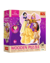 Puzzle drewniane 50el konturowe Urocze Księżniczki. Princess 20257 Trefl - nr 1