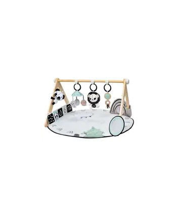 Tiny Love Decor Gimnastyka Dla Bobasa Z Drewnianym Stojakiem czarno-biały nr 1