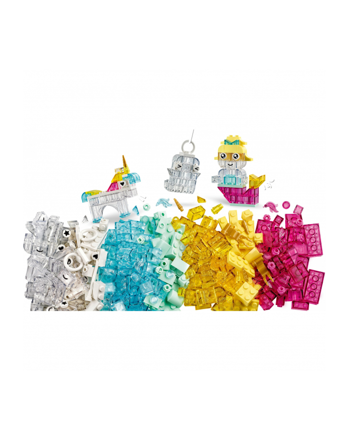 LEGO Classic 11040 Magiczny zestaw z przezroczystymi klockami główny