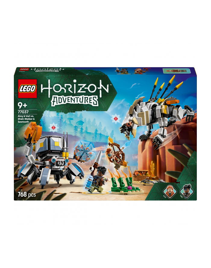 LEGO Horizon 77037 Aloy i Varl kontra krabołaz i piłoząb główny