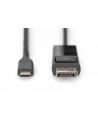 digitus Kabel adapter USB Typ C/DisplayPort dwukierunkowy 8K 30Hz 2m - nr 2