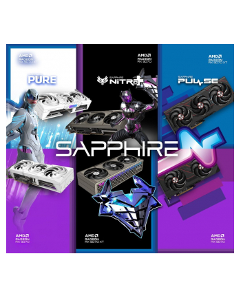 sapphire technology Karta graficzna Radeon RX 9070 XT NITRO+ GAMING OC 16GB GDDR6 256bit 2DP/2HDMI nr 1