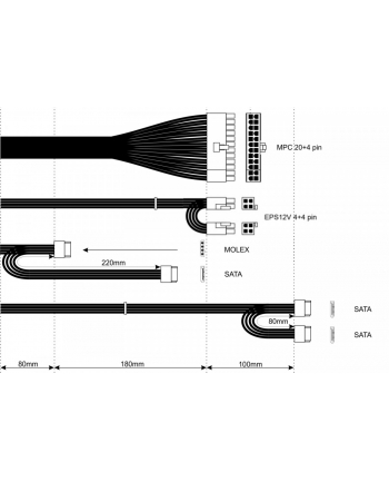 akyga Zasilacz TFX AK-T1-300 300W