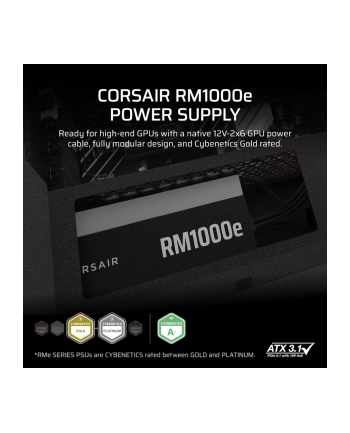 corsair Zasilacz RM1000e PCIe5.1 80+GOLD F.MODULAR ATX3.1 nr 1